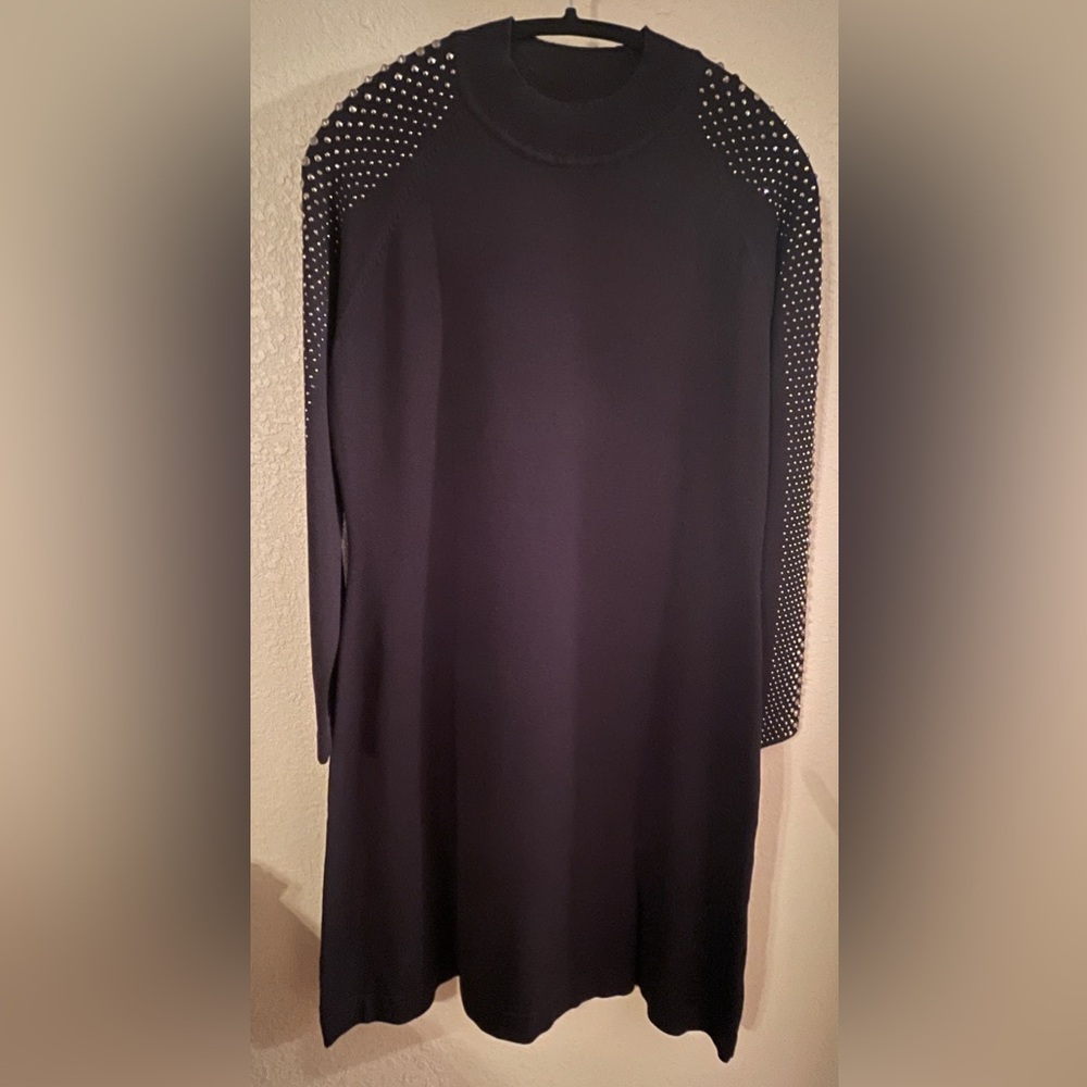 Karen Millen Curve Hot Fix Stud Dress XL